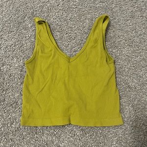 yellow/green tank top from urban outfitters